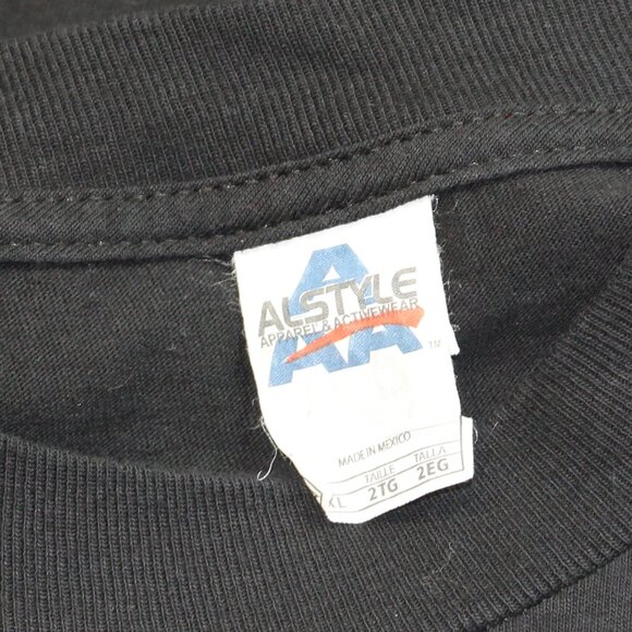 Alstyle Vintage Winter Wolf Howling Shirt Mens XXL - Picture 2 of 6